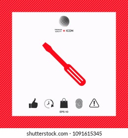 Screwdriver icon symbol