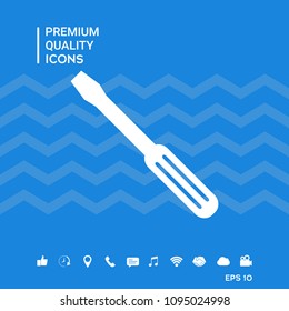 Screwdriver icon symbol