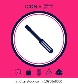 Screwdriver icon symbol