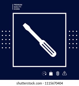 Screwdriver icon symbol