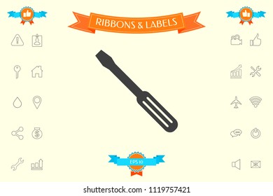Screwdriver icon symbol