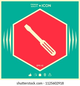 Screwdriver icon symbol