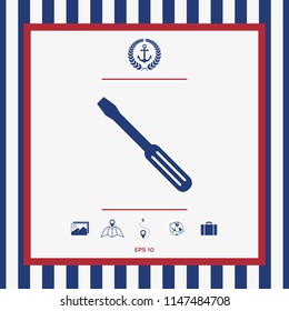 Screwdriver icon symbol