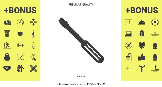 Screwdriver icon symbol