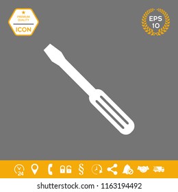 Screwdriver icon symbol