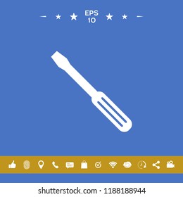 Screwdriver icon symbol