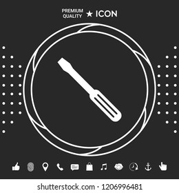 Screwdriver icon symbol