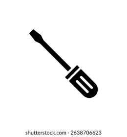 Screwdriver icon symbol for apps and websites. tools sign and symbol