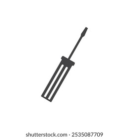 Icono de destornillador Marca de símbolo en estilo relleno