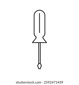 Screwdriver icon . Tools sign. for mobile concept and web design. vector illustration on white background