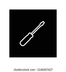 screwdriver icon, Tools icon vector illustration.