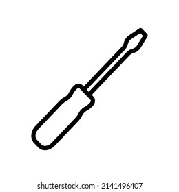 screwdriver icon, Tools icon vector illustration.