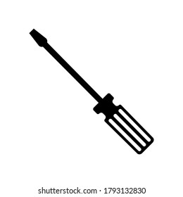Screwdriver icon for trendy flat style for graphic design, web-site. Stock Vector illustration.