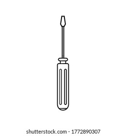 Screwdriver Icon Vector design illustration