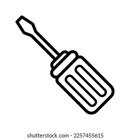 Schraubenzieher-Symbol, Vektorgrafik 