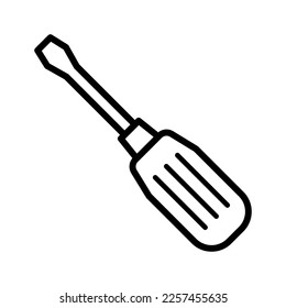 Ilustración de diseño vectorial de icono del destornillador 