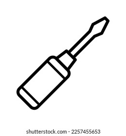 Ilustración de diseño vectorial de icono del destornillador 