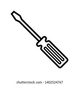 screwdriver icon vector design template