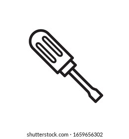 screwdriver icon vector design template