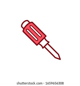 screwdriver icon vector design template