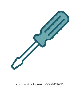 screwdriver icon vector design template simple and clean