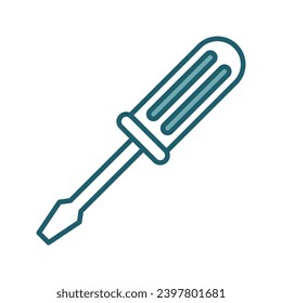 screwdriver icon vector design template simple and clean