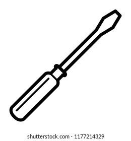 Screwdriver icon vector. EPS 10.
