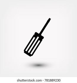 Screwdriver icon, Vector EPS 10 illustration style