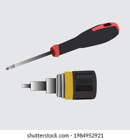 screwdriver icon. vector graphic design