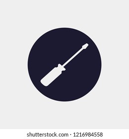 screwdriver icon. Vector illustration