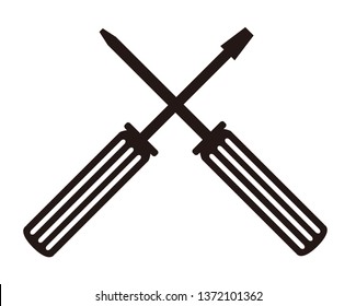Screwdriver Icon. Vector illustration