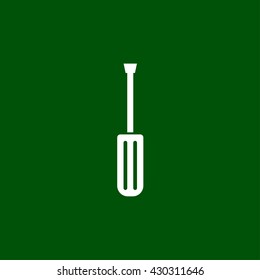 screwdriver icon. screwdriver vector illustration