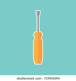 screwdriver icon- vector illustration