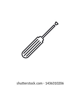 Screwdriver Icon Vector Illustration Eps