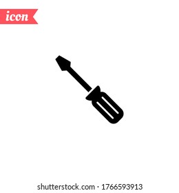 Screwdriver icon. Vector illustration EPS 10.