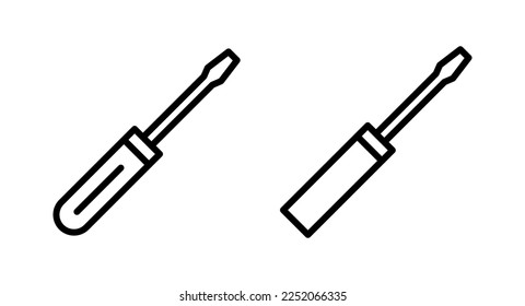 Screwdriver icon vector illustration. tools sign and symbol