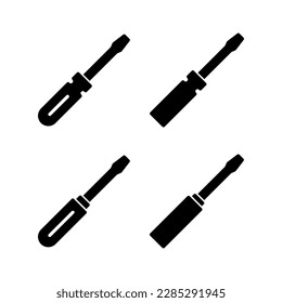 Screwdriver icon vector illustration. tools sign and symbol