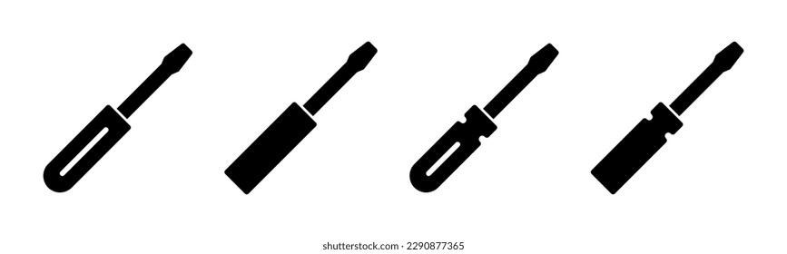 Screwdriver icon vector illustration. tools sign and symbol