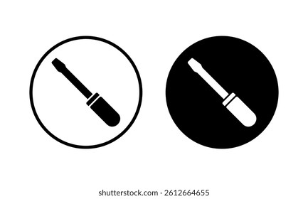 Screwdriver icon vector illustration. tools sign and symbol