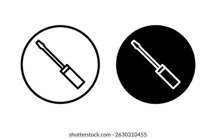 Screwdriver icon vector illustration. tools sign and symbol