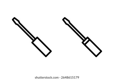 Screwdriver icon vector illustration. tools sign and symbol