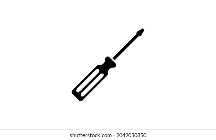 
screwdriver icon vector logo design template