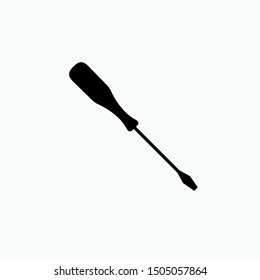 Screwdriver Icon - Vector, Sign and Symbol for Design, Presentation, Website or Apps Elements. 