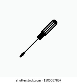 Screwdriver Icon - Vector, Sign and Symbol for Design, Presentation, Website or Apps Elements. 