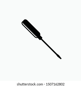 Screwdriver Icon - Vector, Sign and Symbol for Design, Presentation, Website or Apps Elements. 