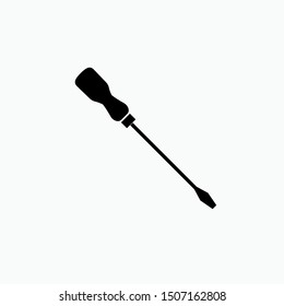 Screwdriver Icon - Vector, Sign and Symbol for Design, Presentation, Website or Apps Elements. 