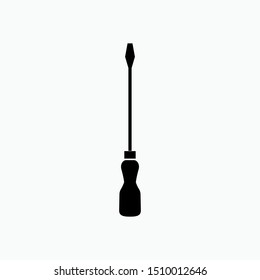 Screwdriver Icon - Vector, Sign and Symbol for Design, Presentation, Website or Apps Elements. 