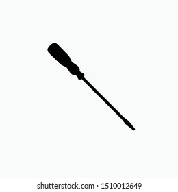 Screwdriver Icon - Vector, Sign and Symbol for Design, Presentation, Website or Apps Elements. 