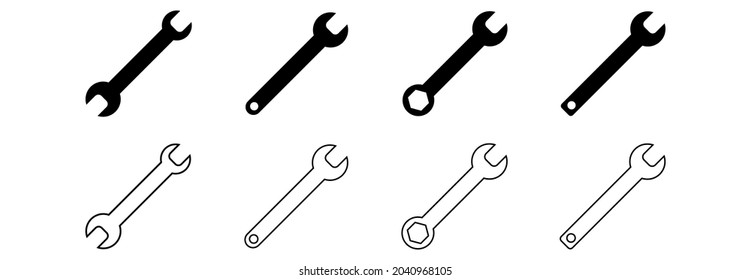 Schraubendreher-Symbol, Schraubenzieher-Vektorgrafik, Schraubendreher-Symbol für Reparatur, Schraubenzieher-Symbol für Werkzeuge