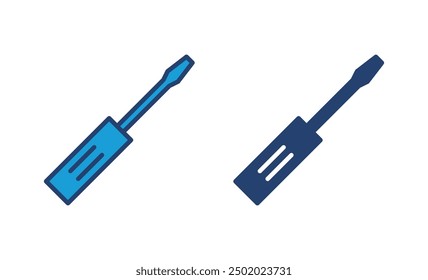 Screwdriver icon vector. tools icon vector